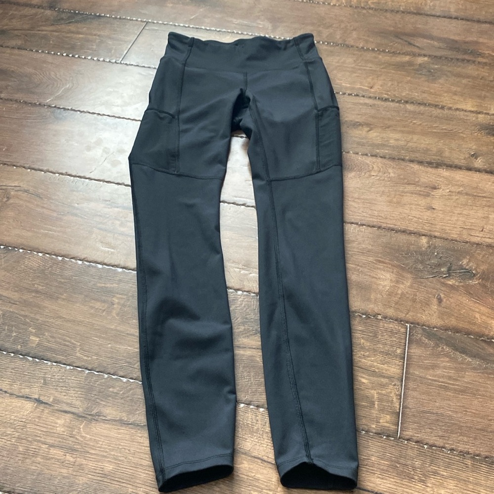 REI Black Leggings with Side Pockets